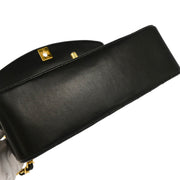 Chanel 1991-1994 Black Lambskin Small Diana Shoulder Bag