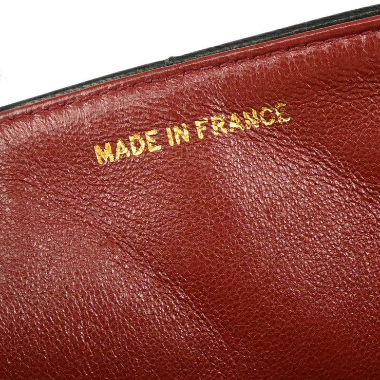 Chanel 1991-1994 Black Lambskin Small Diana Shoulder Bag