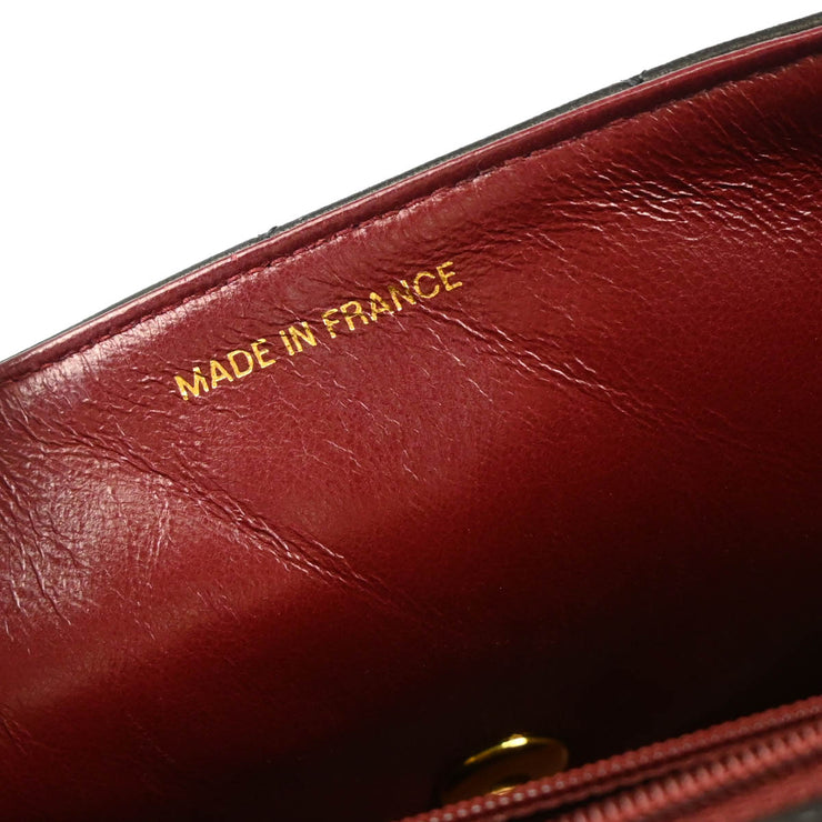 Chanel 1994-1996 Black Lambskin Small Diana Shoulder Bag