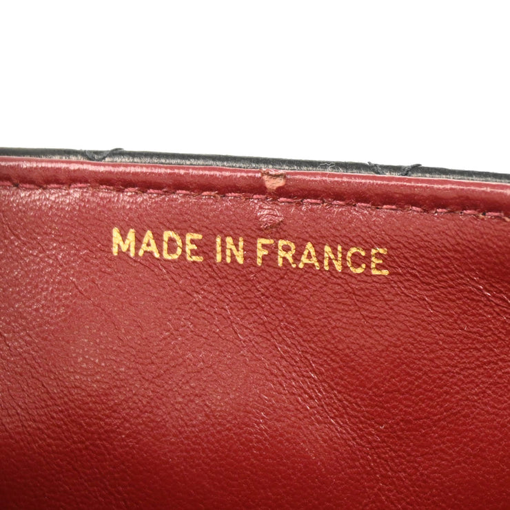 Chanel 1994-1996 Black Lambskin Mini Classic Square Flap Shoulder Bag 17