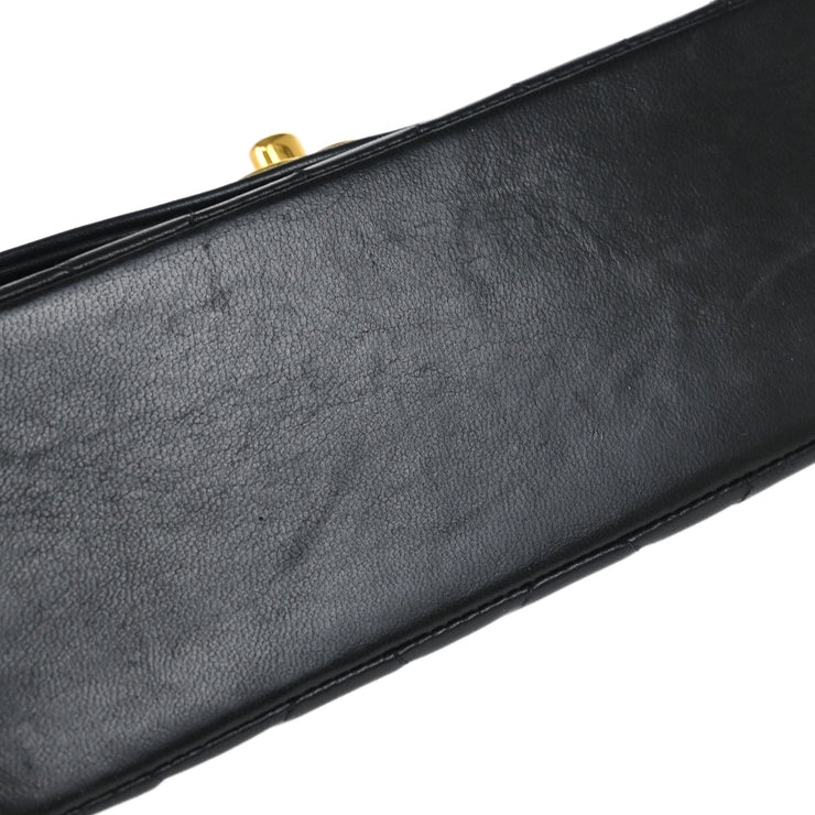 Chanel Black Lambskin Small Diana Shoulder Bag