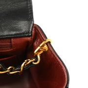 Chanel Black Lambskin Small Diana Shoulder Bag