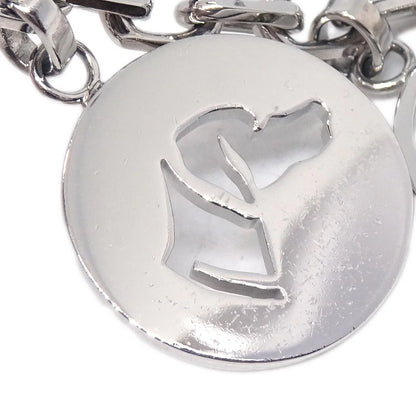 Hermes Amulet Bull Lock Key Holder Silver Small Good