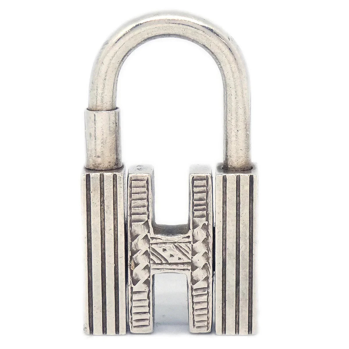 Hermes Touareg H Cadena Sterling Silver Small Good