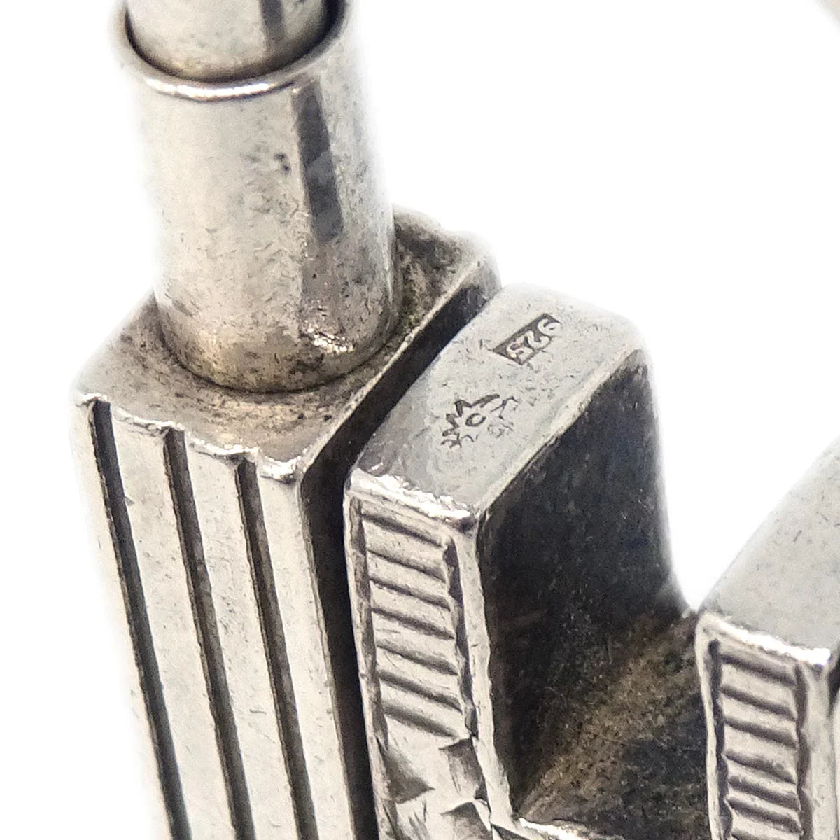 Hermes Touareg H Cadena Sterling Silver Small Good