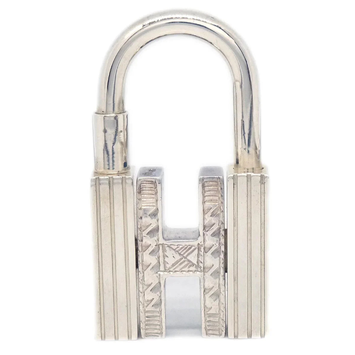 Hermes Touareg H Cadena Sterling Silver Small Good
