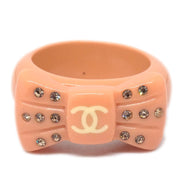 Chanel Ring Pink Acrylic Rhinestone #53 #13 02P