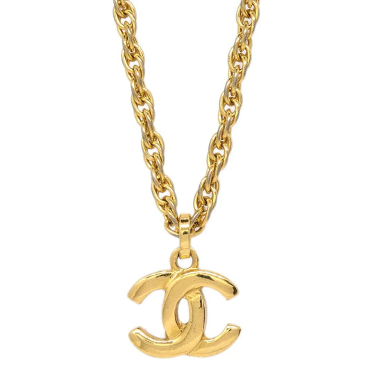 Chanel Gold CC Chain Pendant Necklace