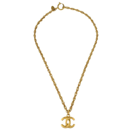 Chanel Gold CC Chain Pendant Necklace