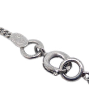 Chanel Heart Silver Chain Necklace 04P