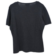Chanel 1999 Short Sleeve Top Black 99A #42