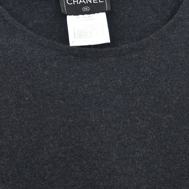 Chanel 1999 Short Sleeve Top Black 99A #42