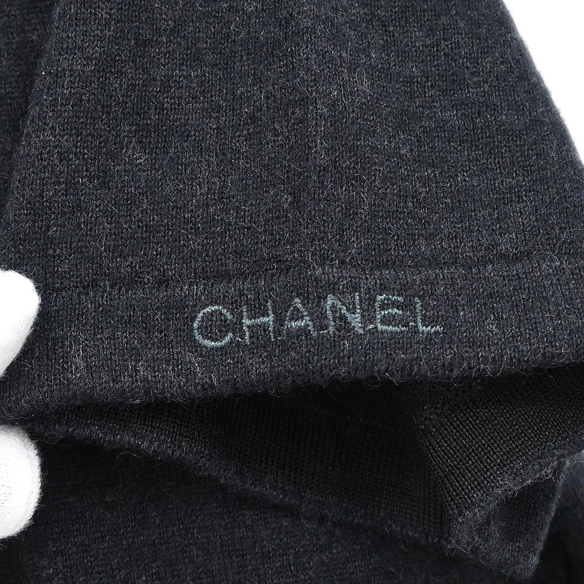 Chanel 1999 Short Sleeve Top Black 99A #42