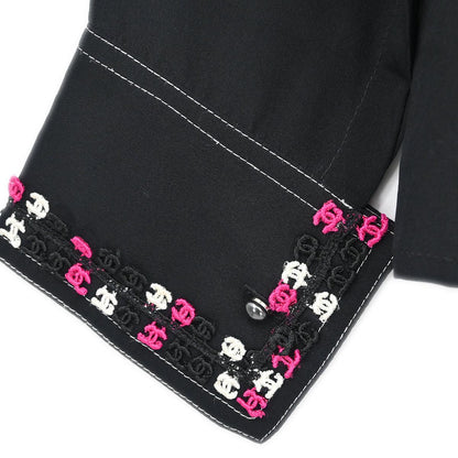 Chanel 2004 Blouse Shirt Black #36