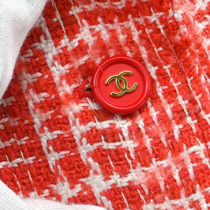 Chanel 1997 Jacket Coat Red #40