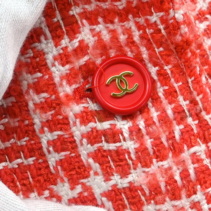 Chanel 1997 Jacket Coat Red #40
