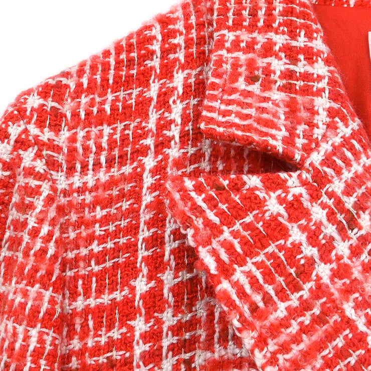 Chanel 1997 Jacket Coat Red #40
