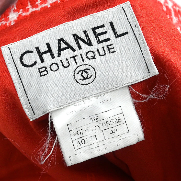 Chanel 1997 Jacket Coat Red #40