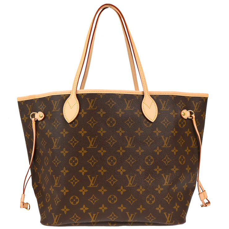Louis Vuitton 2008 Monogram Neverfull MM Shoulder Tote Bag M40156