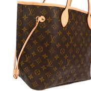 Louis Vuitton 2008 Monogram Neverfull MM Shoulder Tote Bag M40156