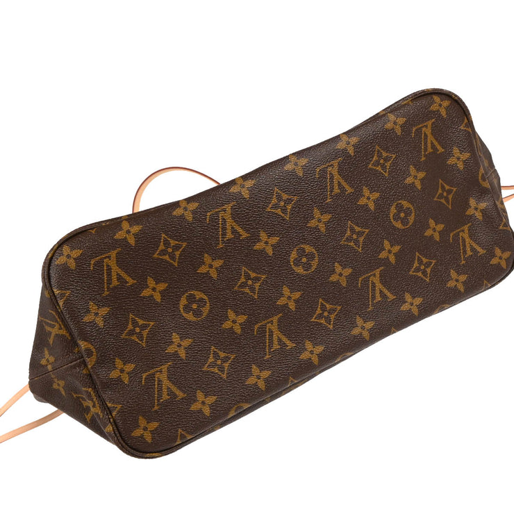 Louis Vuitton 2008 Monogram Neverfull MM Shoulder Tote Bag M40156