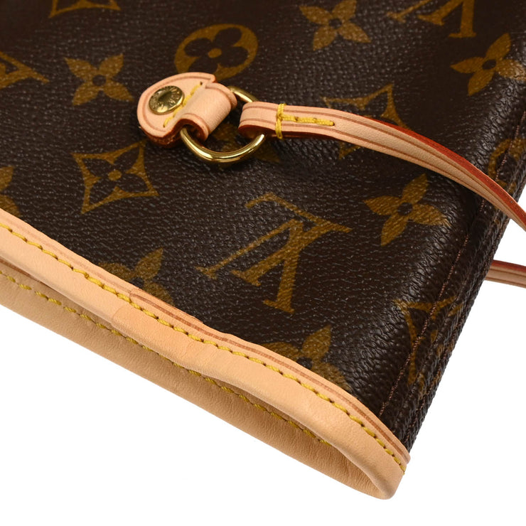 Louis Vuitton 2008 Monogram Neverfull MM Shoulder Tote Bag M40156