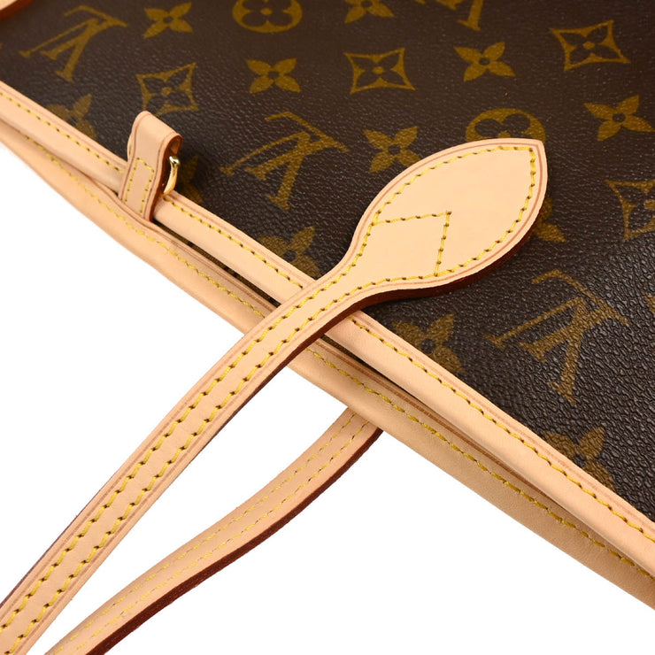 Louis Vuitton 2008 Monogram Neverfull MM Shoulder Tote Bag M40156