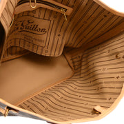 Louis Vuitton 2008 Monogram Neverfull MM Shoulder Tote Bag M40156