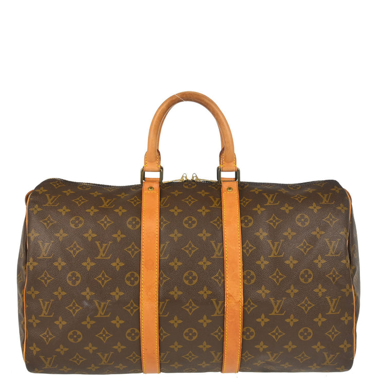 Louis Vuitton 1991 Monogram Keepall 45 Travel Duffle Handbag M41428