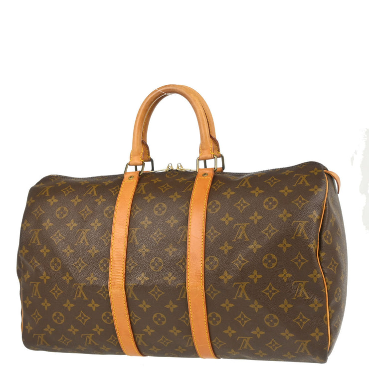 Louis Vuitton 1991 Monogram Keepall 45 Travel Duffle Handbag M41428