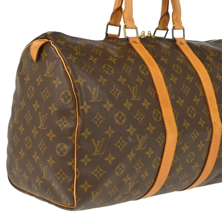 Louis Vuitton 1991 Monogram Keepall 45 Travel Duffle Handbag M41428