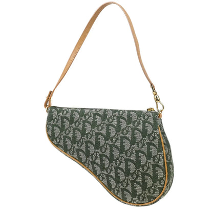 Christian Dior 2001 Green Trotter Saddle Handbag