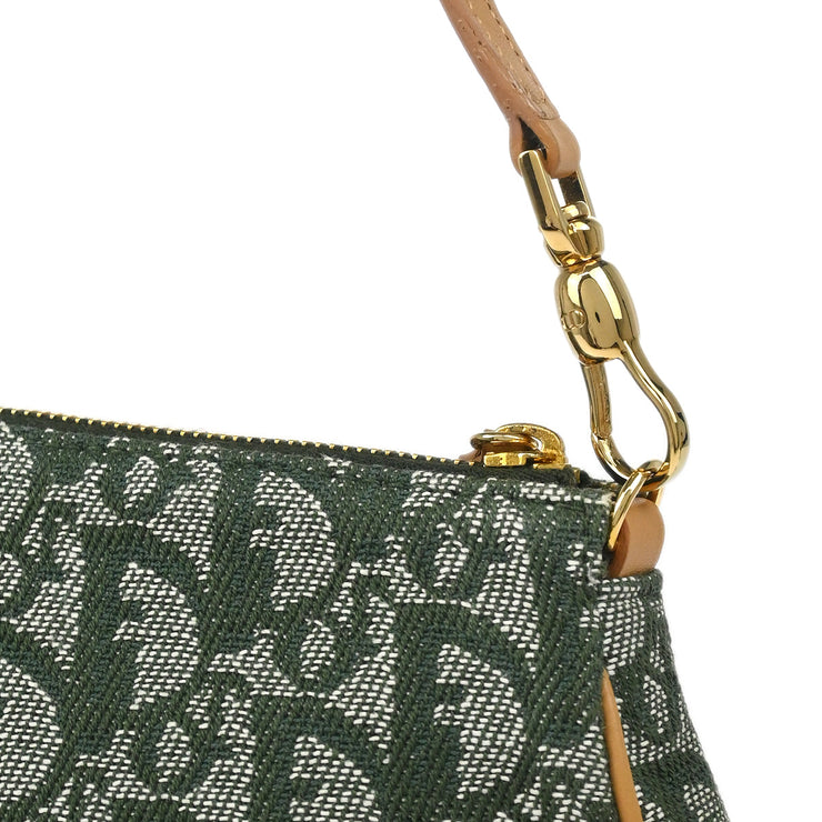 Christian Dior 2001 Green Trotter Saddle Handbag