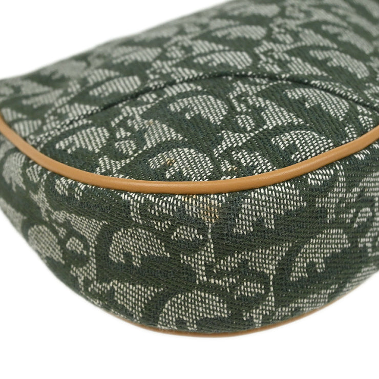 Christian Dior 2001 Green Trotter Saddle Handbag