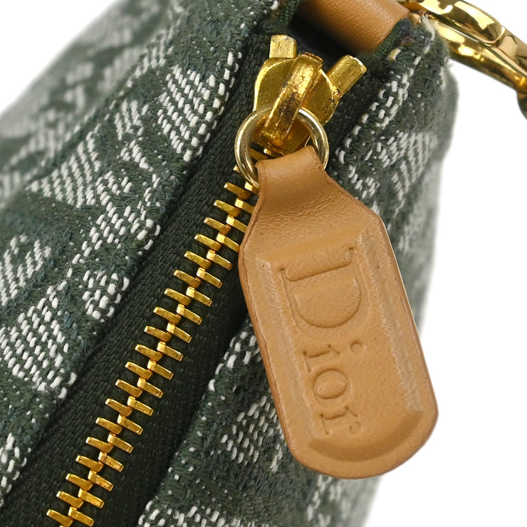 Christian Dior 2001 Green Trotter Saddle Handbag
