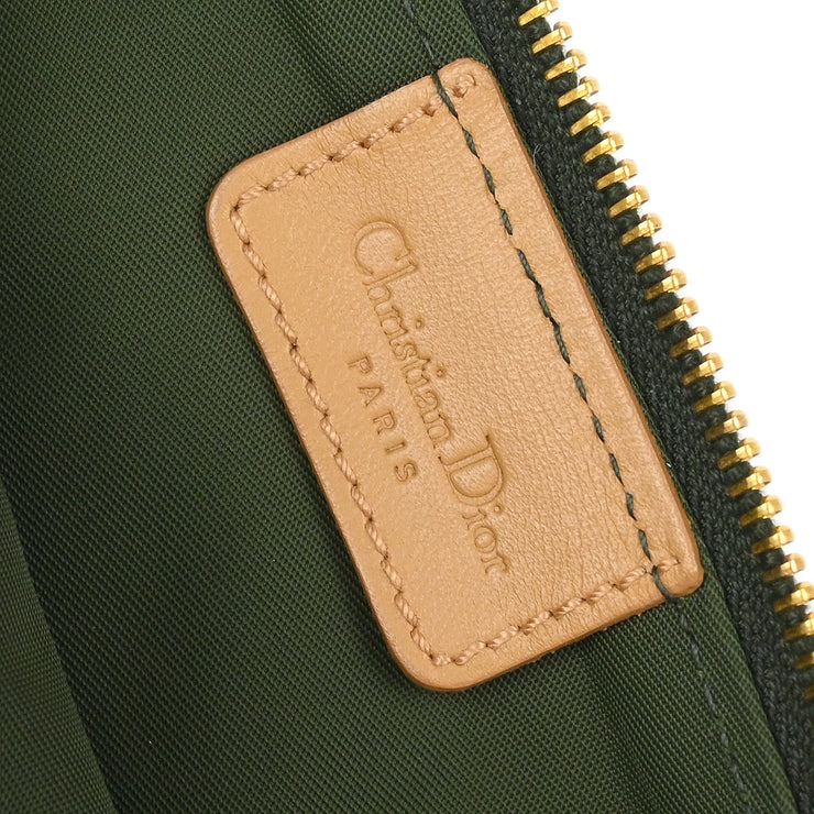 Christian Dior 2001 Green Trotter Saddle Handbag