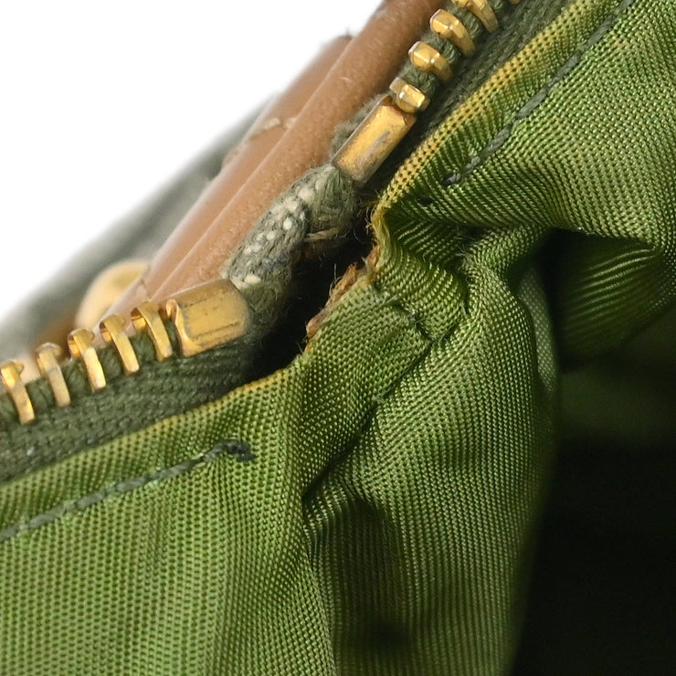 Christian Dior 2001 Green Trotter Handbag