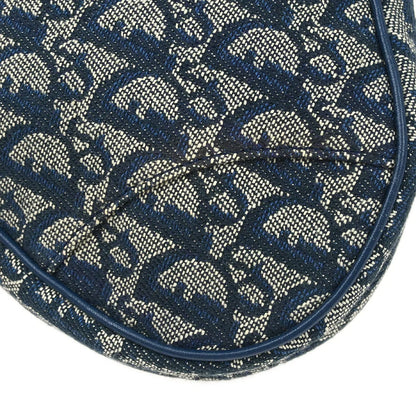 Christian Dior 2001 Navy Trotter Saddle Handbag