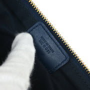 Christian Dior 2001 Navy Trotter Saddle Handbag