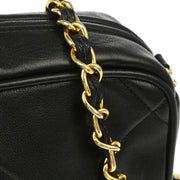 Chanel Black Lambskin Camera Bag Mini