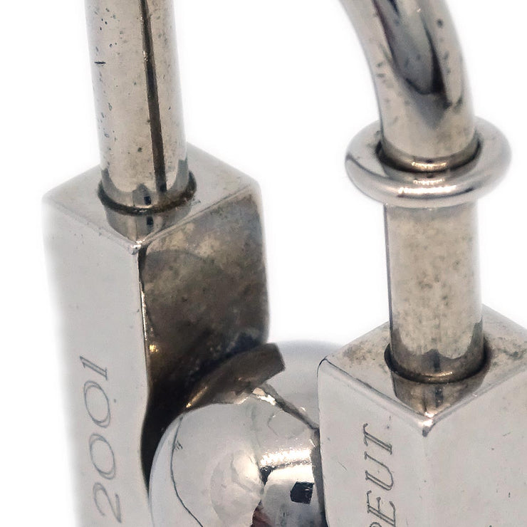Hermes 2001 Earth Cadena Padlock Silver Small Good