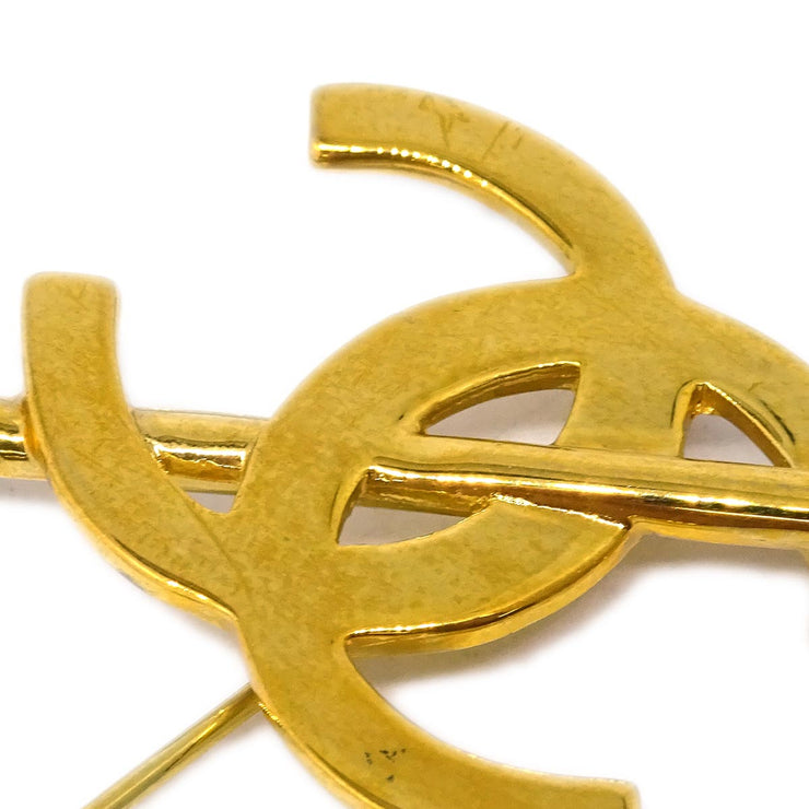 Chanel CC Bow And Arrow Brooch Pin Gold 28