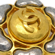 Chanel Earrings Clip-On Gold Silver 97A