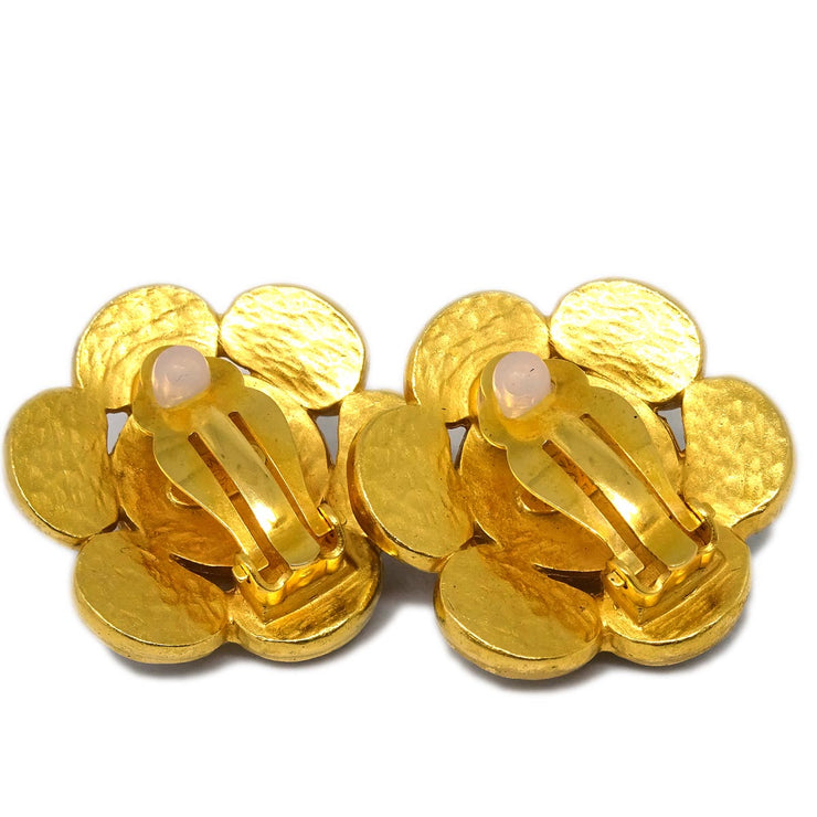 Chanel Earrings Clip-On Gold Silver 97A