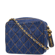 Chanel 1996-1997 Indigo Denim Shoulder Bag