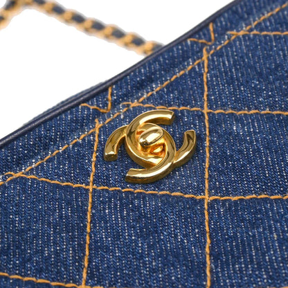 Chanel 1996-1997 Indigo Denim Shoulder Bag