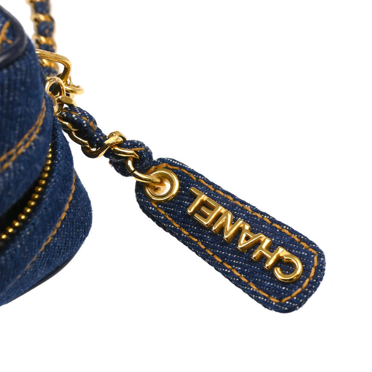 Chanel 1996-1997 Indigo Denim Shoulder Bag