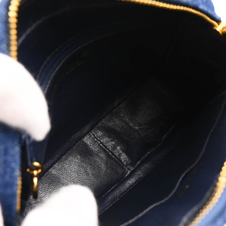Chanel 1996-1997 Indigo Denim Shoulder Bag