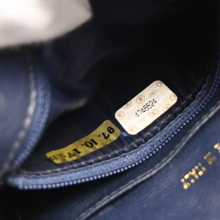 Chanel 1996-1997 Indigo Denim Shoulder Bag