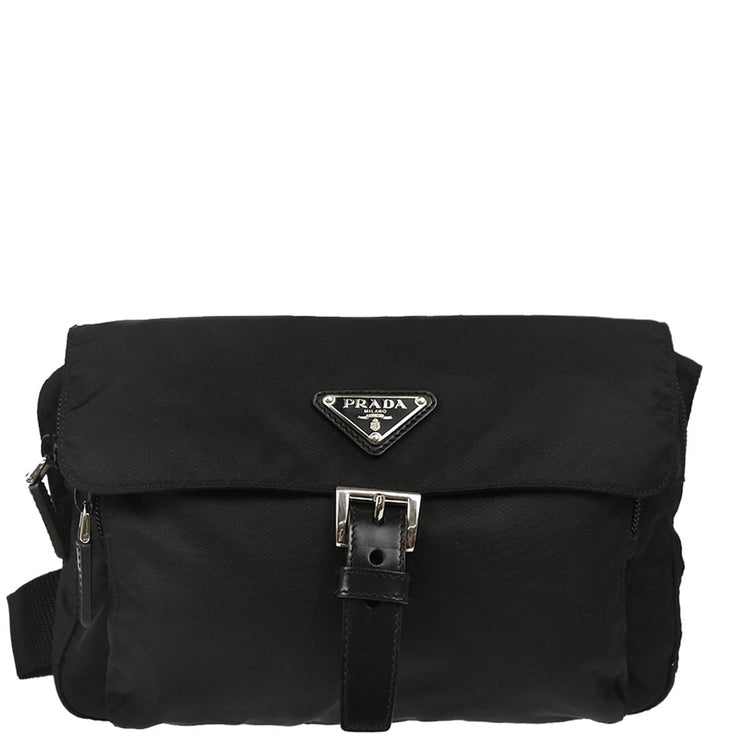 Prada Black Nylon Shoulder Bag